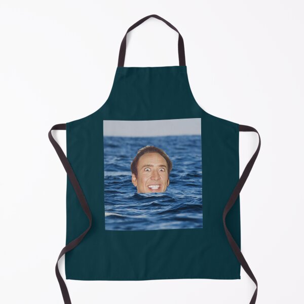 Item preview, Nicolas Cage Sea Fitted V-Neck designed and sold by BoredMauded.