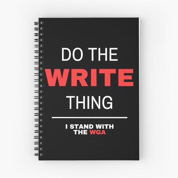 Item preview, Do the WRITE thing - I stand with SAG-AFTRA & WGA designed and sold by khumpa.