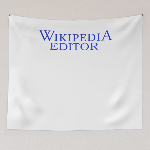 Item preview, Wikipedia Editor designed and sold by ShopElba218.