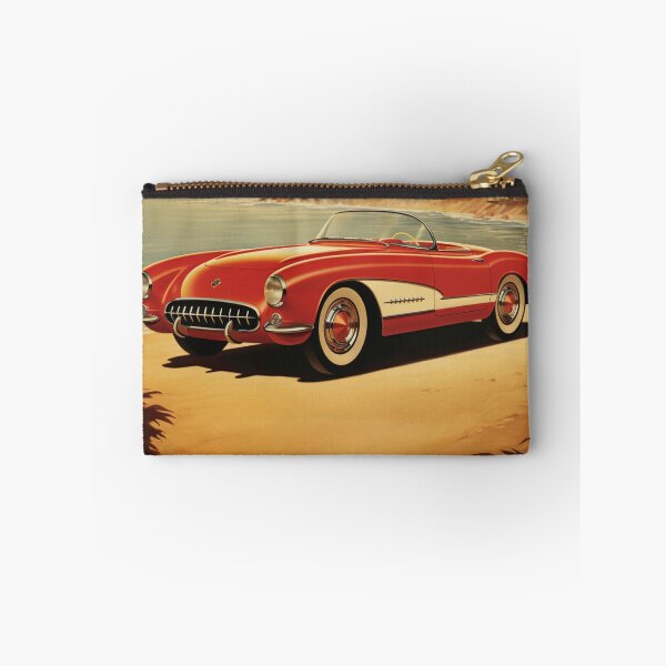 Artikelvorschau, Eine Vintage rote Cabrio Illustration entworfen und verkauft von GoodOldVintage.