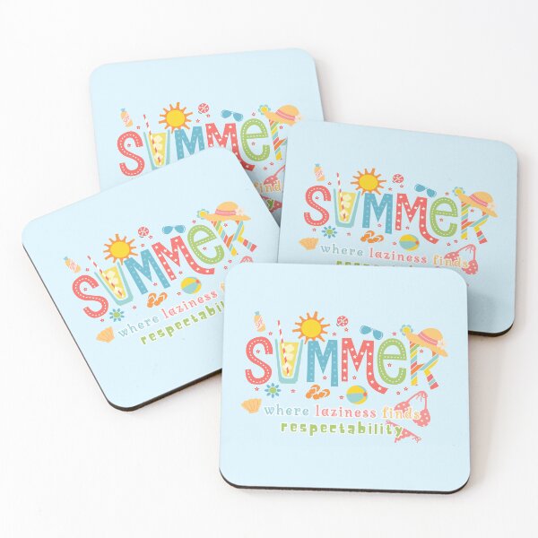Item preview, Summer: Where Laziness Finds Respectability. designed and sold by ArtofDominique.