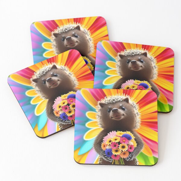 Item preview, Cute Porcupine Appreciates Beauty designed and sold by ashwalnswahu4.