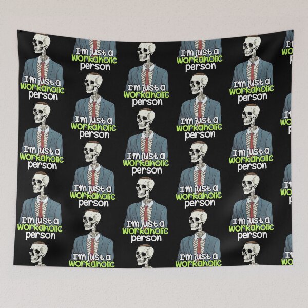 Item preview, Workaholic Skeleton inspired by BoJack Horseman  designed and sold by VintessaShop.