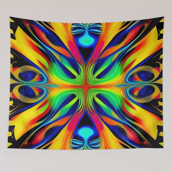 Item preview, Roar Fractal - Psychedelic Pattern designed and sold by NomadicCreative.