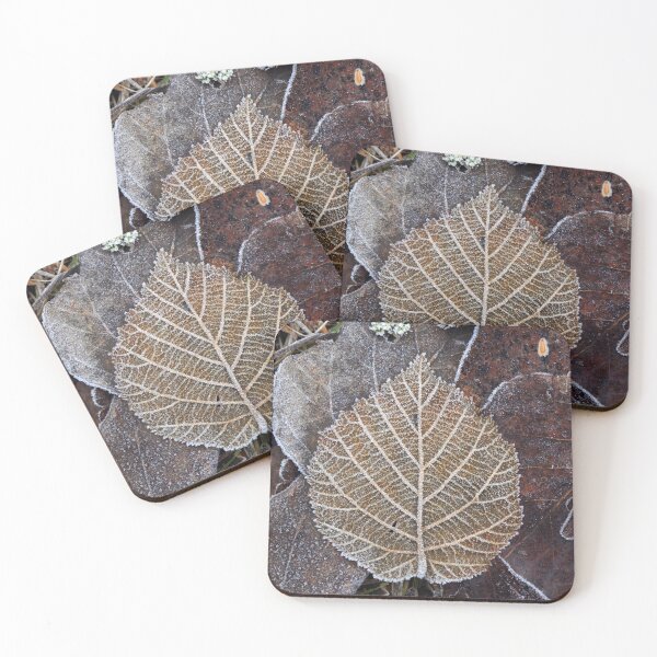 Item preview, Sparkling Winter Leaf in Frost designed and sold by couragesings.