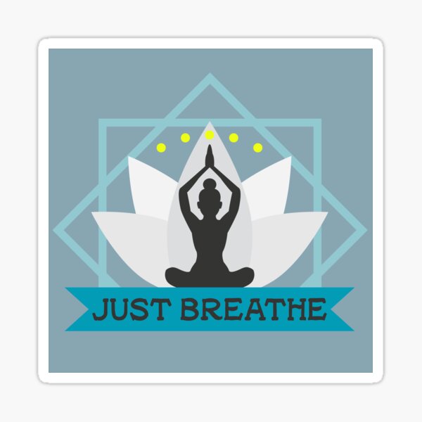Item preview, Just Breathe Yoga Life designed and sold by machmigo.