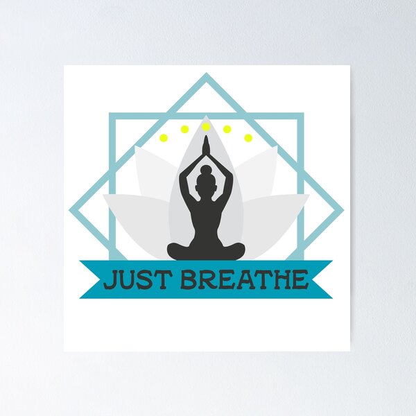 Item preview, Just Breathe Yoga Life designed and sold by machmigo.