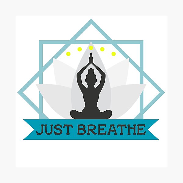 Item preview, Just Breathe Yoga Life designed and sold by machmigo.