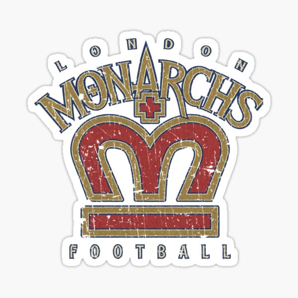 London Monarchs WLAF Jersey - Blue - 5XL - Royal Retros