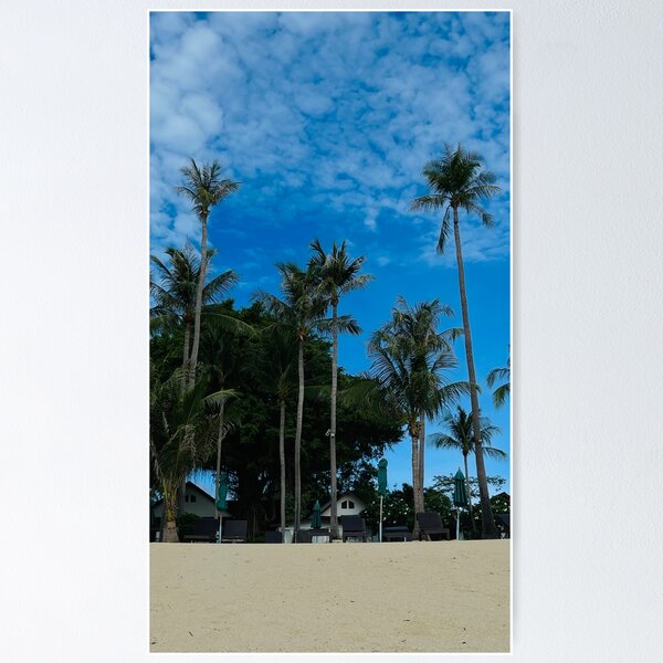 Beautiful tropical beach in Koh Samui Thailand Poster