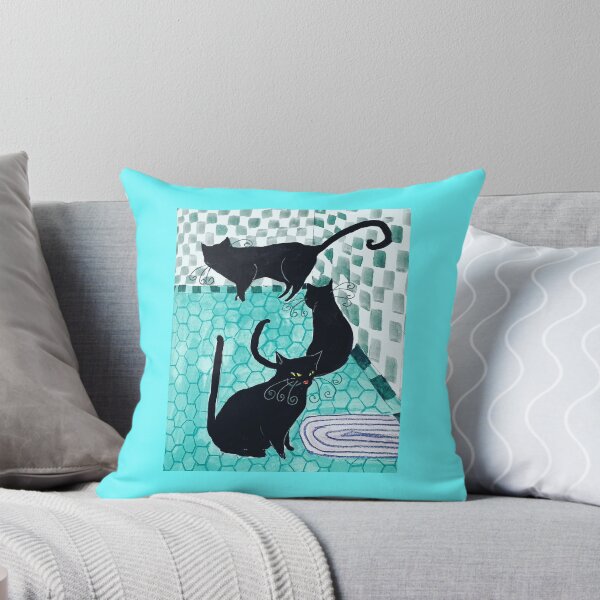 Item preview, black cats designed and sold by NadiiaBilyk.
