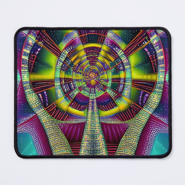 Item preview, Penguin Portal - Psychedelic Pattern designed and sold by NomadicCreative.
