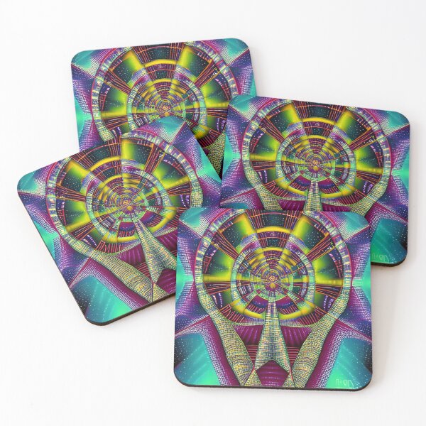 Item preview, Penguin Portal - Psychedelic Pattern designed and sold by NomadicCreative.