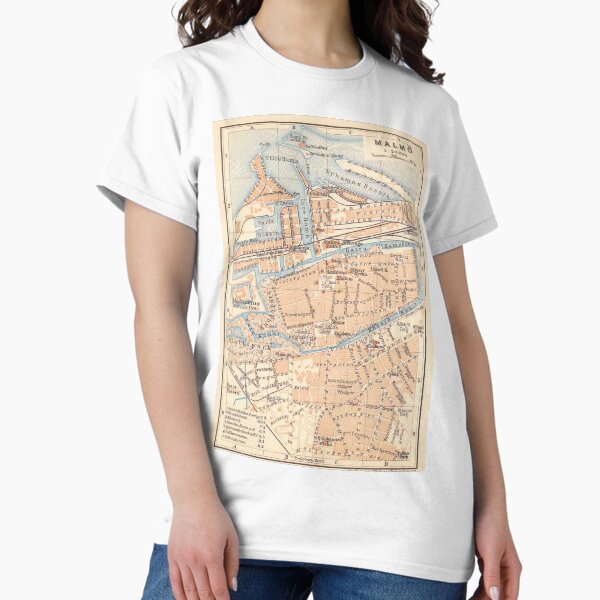 Item preview, Vintage Map of Malmo Sweden (1912) designed and sold by BravuraMedia.