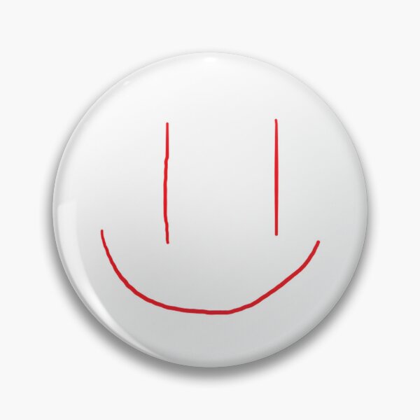 Artikelvorschau, rotes Smiley-Gesicht entworfen und verkauft von erawebt.