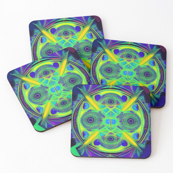 Item preview, Peacock Fractal - Psychedelic Pattern designed and sold by NomadicCreative.