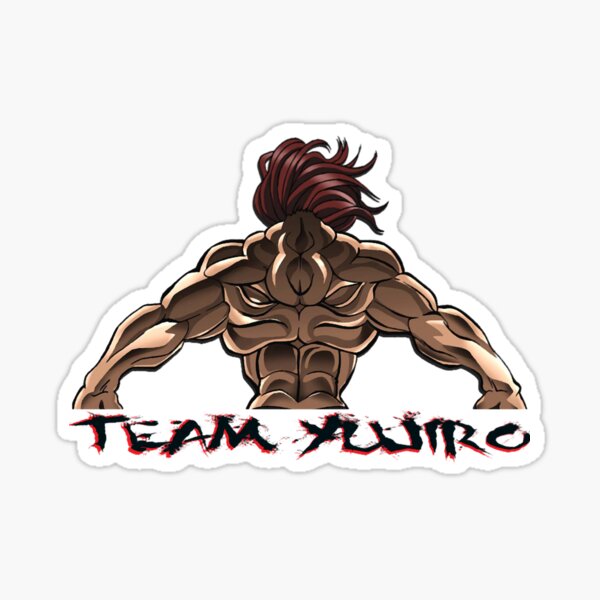 Yuichiro Hanma Baki the grappler sticker Sticker for Sale by