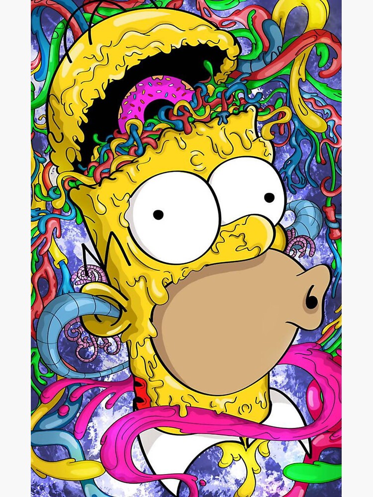 Pegatina Rock and Roll Homer