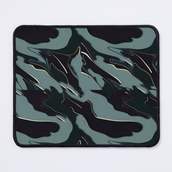 Item preview, Khaki and Glitter Gold Fluid Marble Pattern. designed and sold by SuraSu.