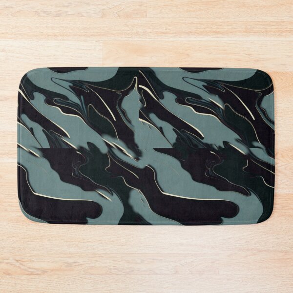 Item preview, Khaki and Glitter Gold Fluid Marble Pattern. designed and sold by SuraSu.