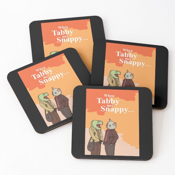 Item preview, when tabby met snappy designed and sold by VintessaShop.