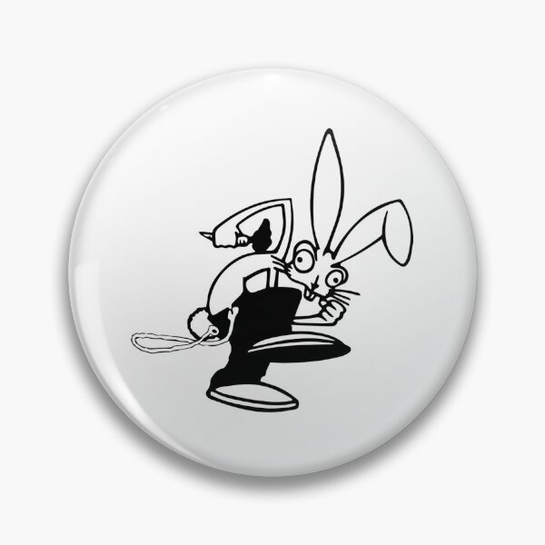 Item preview, Blink Bunny (Black and White) designed and sold by Blinking Lights.