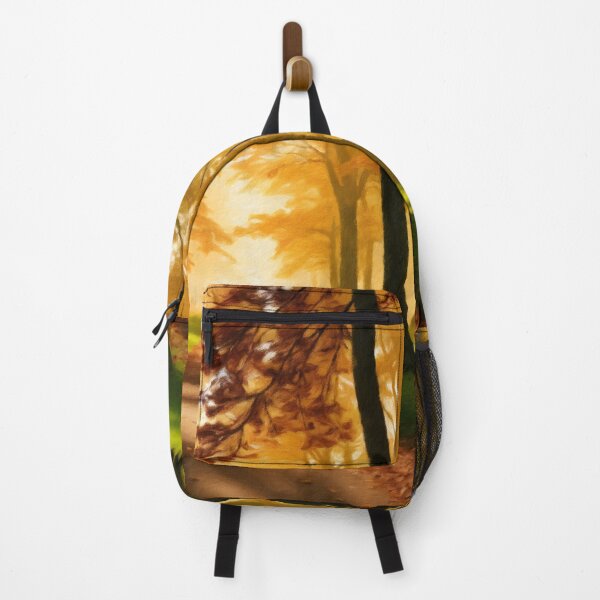 Item preview, Vibrant Autumn Forest Foliage and Serene Sunlight designed and sold by Zeph1.