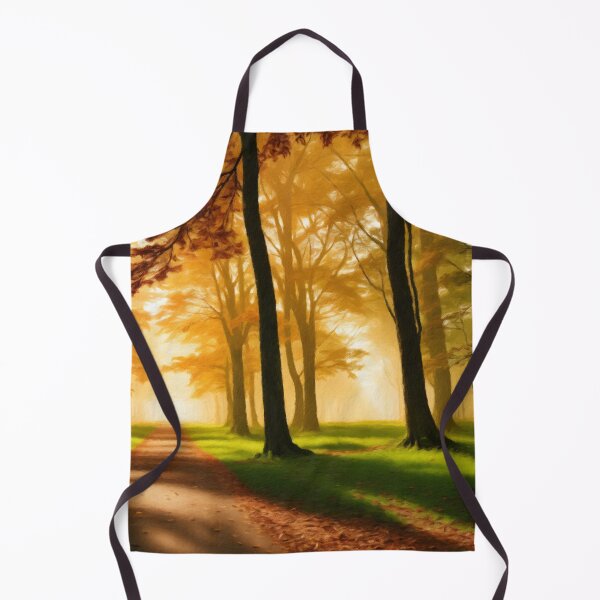 Item preview, Vibrant Autumn Forest Foliage and Serene Sunlight designed and sold by Zeph1.