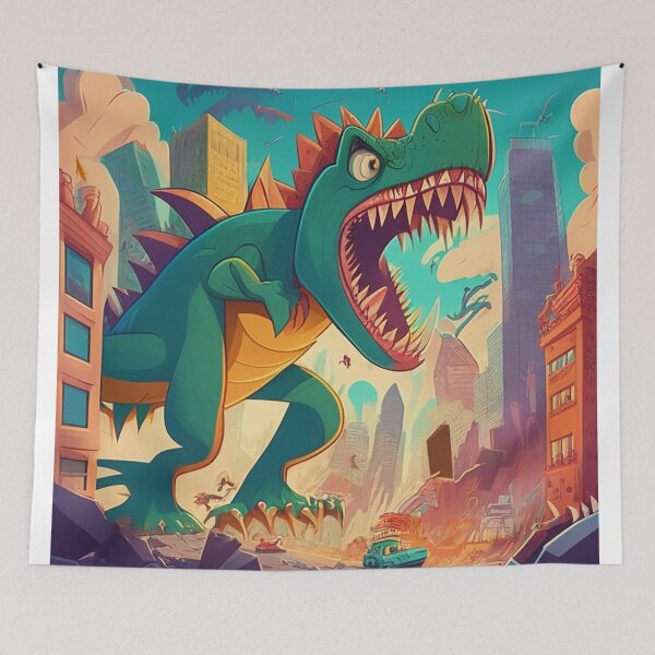 Item preview, Dino Attack The Building designed and sold by danielleMarcel.