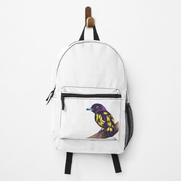 Item preview, Broadbill bird watercolour painting designed and sold by Funsize-Art.