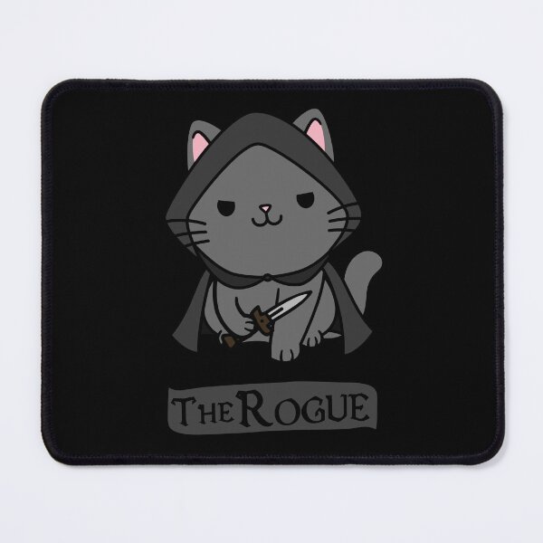 Item preview, The Rogue DnD Cat designed and sold by Cute N' Nerdy Shop.
