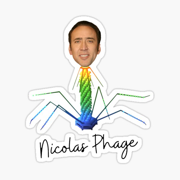 Item preview, Nicolas Phage Bacteriophage Virus designed and sold by BoredMaudx.