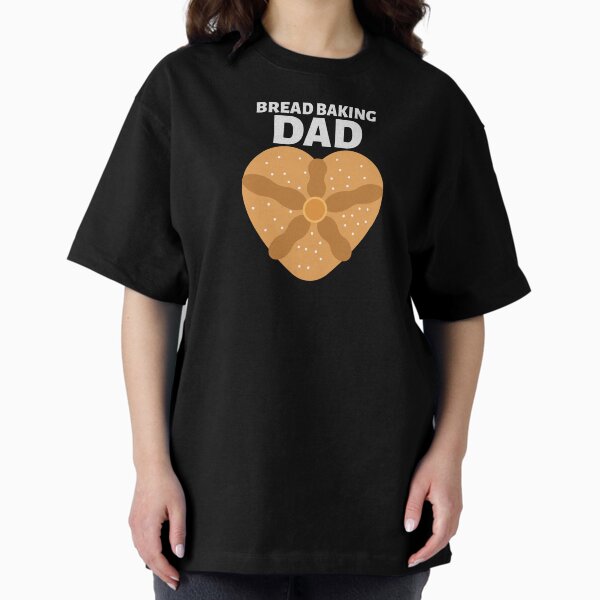 Vista previa del artículo con la obra «Camiseta Papá Horneando Pan», diseñado y vendido por mountainmorning.