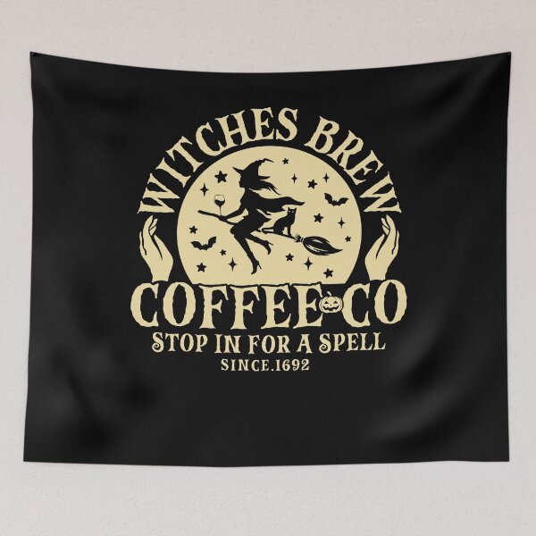 Item preview, Witches Brew Coffee Co Stop in For A Spell, Witch Halloween Coffee Lovers designed and sold by ohmier.