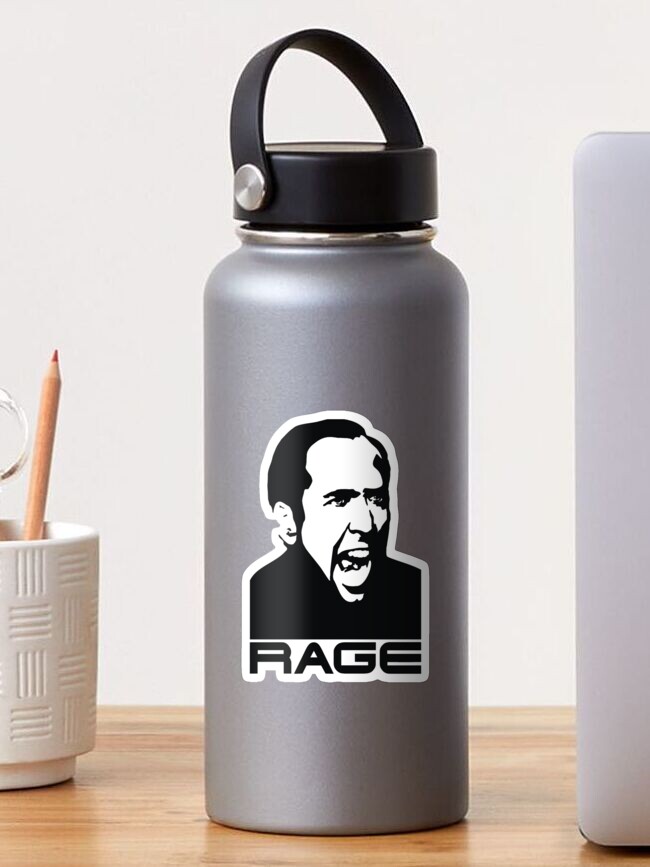 Thumbnail 1 of 3, Sticker, Rage Cage designed and sold by BoredMaudx.