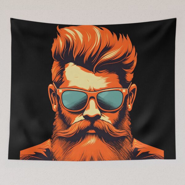 Item preview, The Orange Beard designed and sold by aigcx.