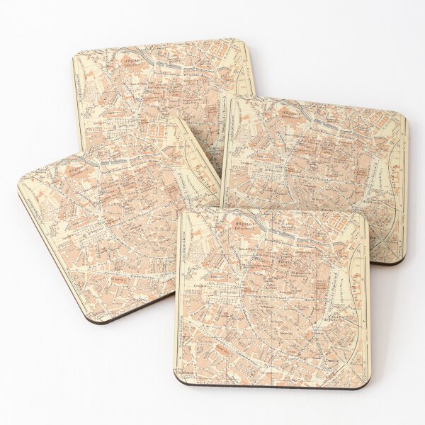 Item preview, Vintage Map of Montpelier France (1907) designed and sold by BravuraMedia.