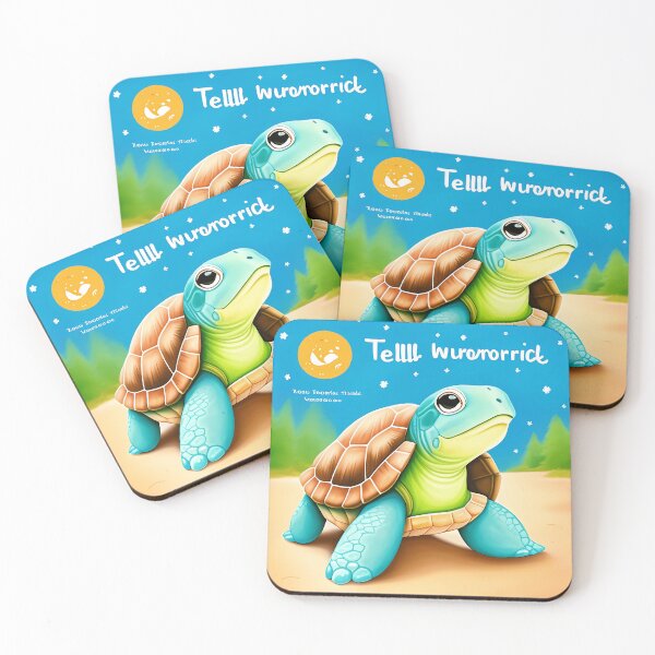 Item preview, Cute Turtle Art- Friendship, Perseverance, Self- Discovery designed and sold by osoromogulk.