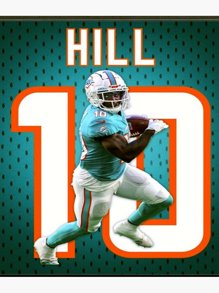 SALE 30%!! Tyreek Hill Miami Football Dolphins Player Name & Number T-Shirt