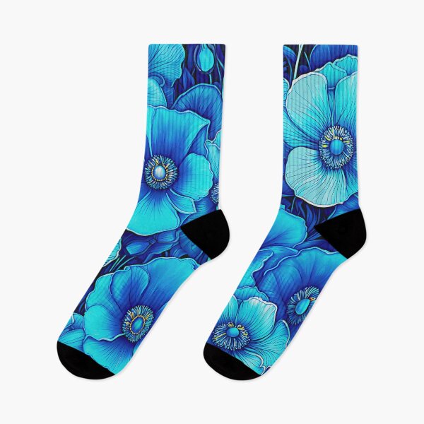 Item preview, Flower Pattern - Himalayan Blue Poppy designed and sold by Klara Acel.