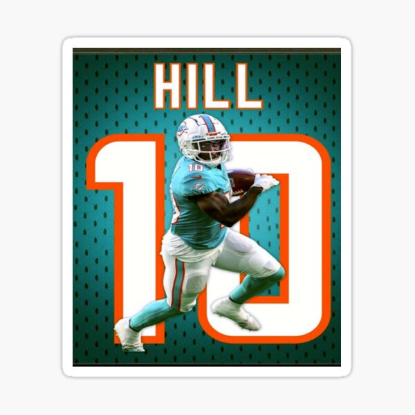 Tyreek Hill Dolphins Sticker for Sale by Jake Greiner