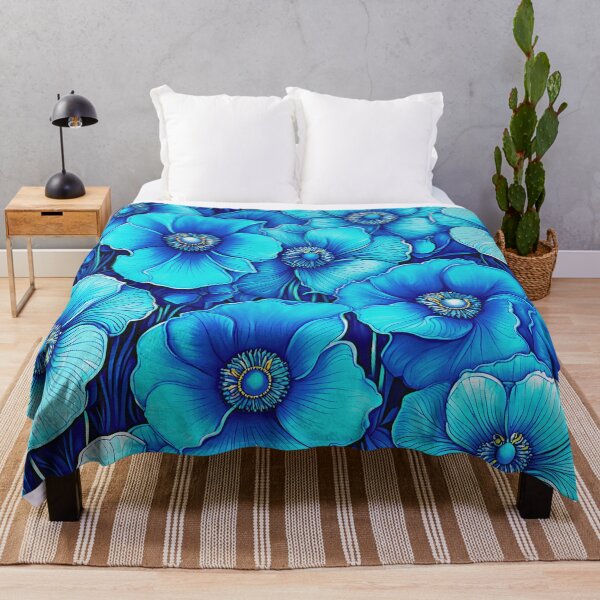 Item preview, Flower Pattern - Himalayan Blue Poppy designed and sold by Klara Acel.