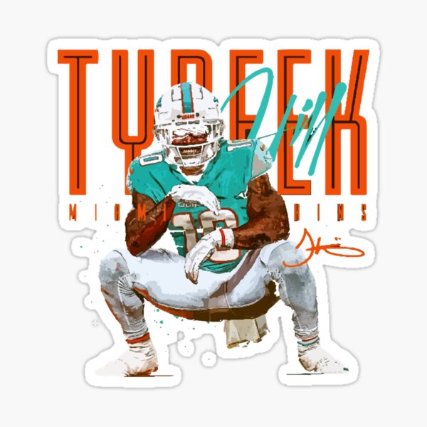 Miami Dolphins Tyreek HILL and Tua Tagovailoa STICKER - NFL Miami