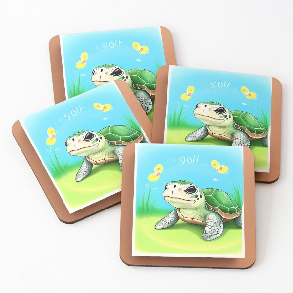 Item preview, Cute Turtle Art- Friendship, Perseverance, Self- Discovery designed and sold by osoromogulk.