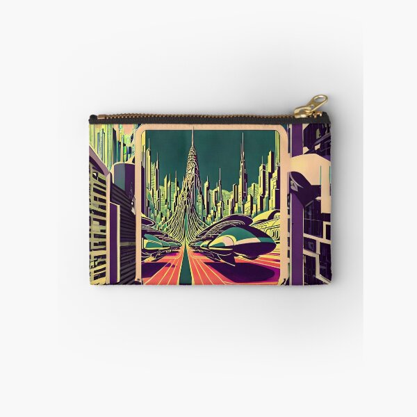 Item preview, Retro-futuristic sci-fi city designed and sold by ArthurVandelay.