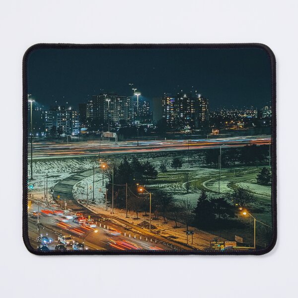 Item preview, Busy City With Glowing Street Lights designed and sold by Shonti.