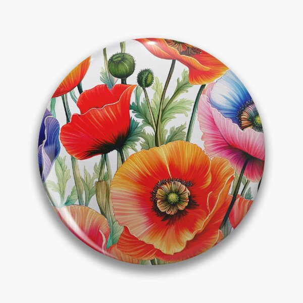 Artikelvorschau, Blumenmuster - Isländischer Mohn entworfen und verkauft von Klara Acel.