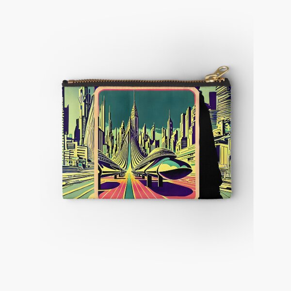 Item preview, Retro-futuristic sci-fi city designed and sold by ArthurVandelay.