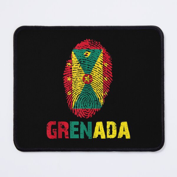 Item preview, GRENADA Finger Print Flag I Love GRENADA Ravel Ee designed and sold by EmmaHoltere.