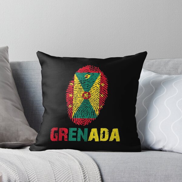 Item preview, GRENADA Finger Print Flag  I Love GRENADA Ravel Ee   designed and sold by EmmaHoltere.